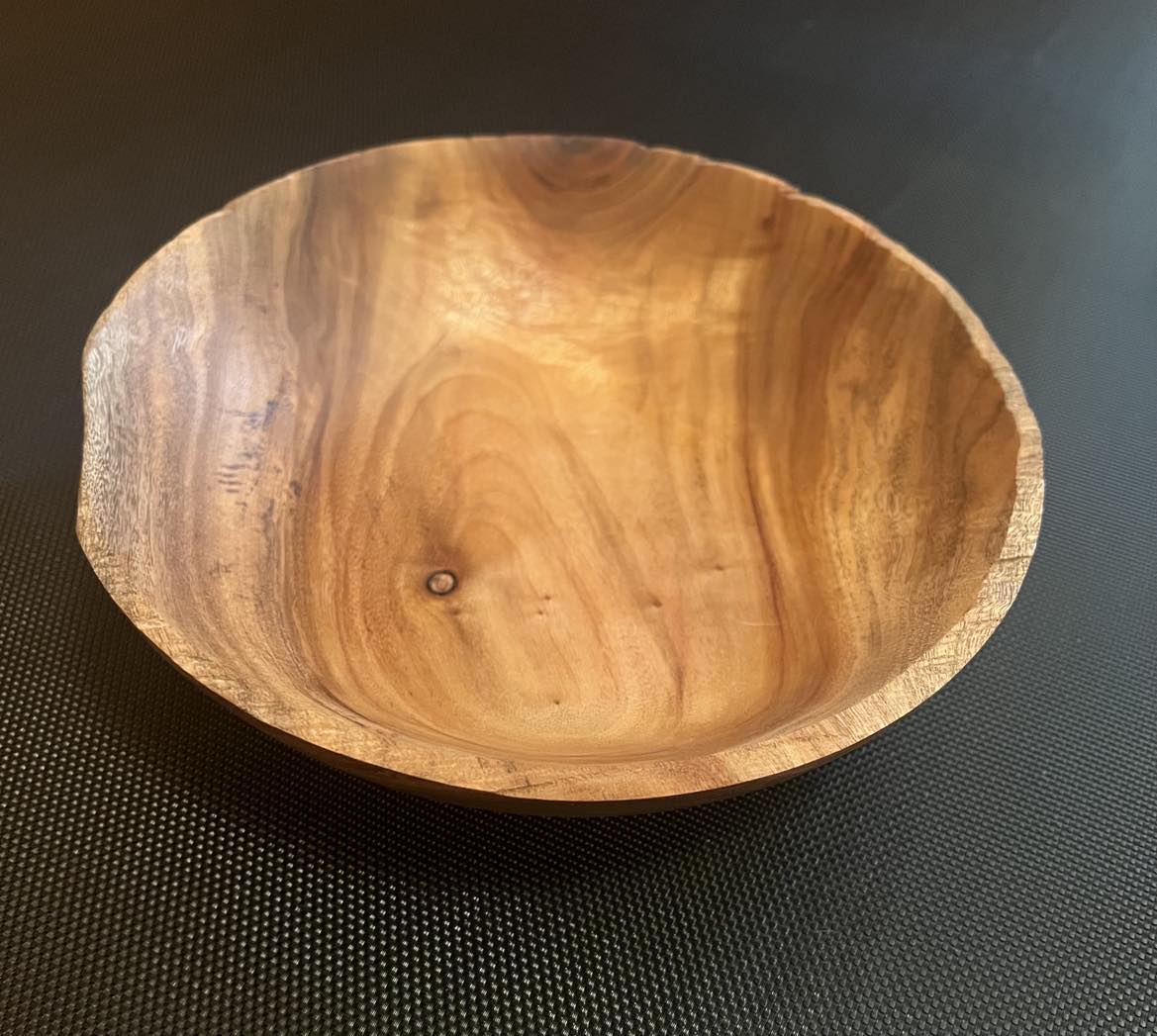 Handcrafted Camphor Laurel bowl,