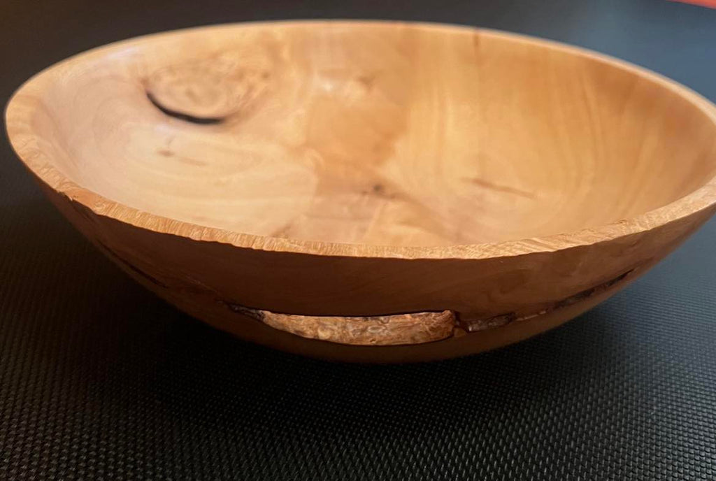 Handcrafted Silky Oak bowl