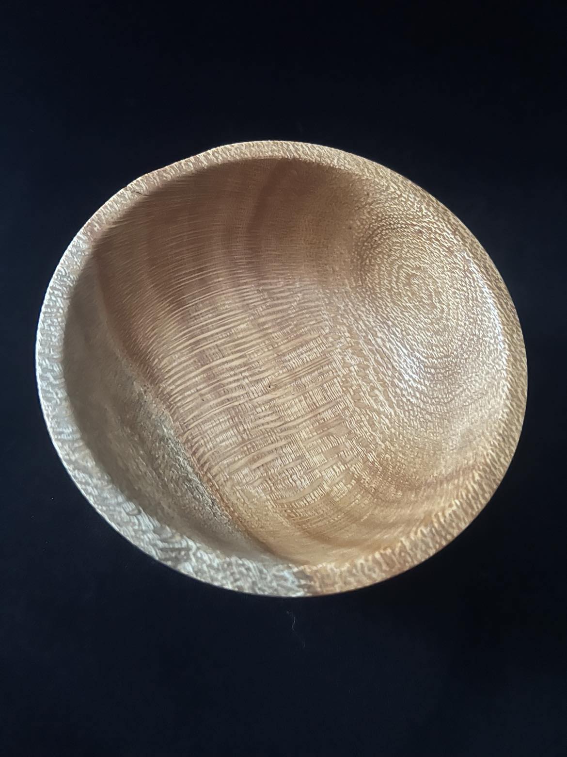 Handcrafted Silky Oak bowl